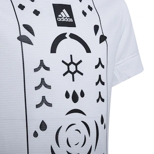 T-shirt pour enfant adidas  Boys Printed Tennis Shirt White