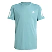 T-shirt pour enfant adidas  Club Tennis 3-Stripes T-Shirt Kids Powder Teal