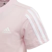 T-shirt pour enfant Adidas  Essentials 3-Stripes Clear Pink