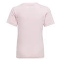 T-shirt pour enfant Adidas  Essentials 3-Stripes Clear Pink