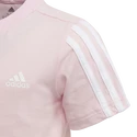 T-shirt pour enfant Adidas  Essentials 3-Stripes Clear Pink