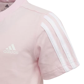 T-shirt pour enfant Adidas Essentials 3-Stripes Clear Pink