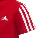 T-shirt pour enfant Adidas  Essentials 3-Stripes Tee Vivid Red