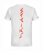 T-shirt pour enfant Babolat  Strike Cotton Tee Jr White/Strike Red