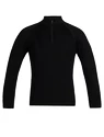 T-shirt pour enfant Icebreaker  K 260 Tech LS Half Zip BLACK