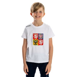 T-shirt pour enfant Kappa Logo Kafers Statní Znak White