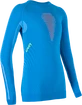 T-shirt pour enfant UYN  Visyon UW Shirt LS Cyan Blue 10/11
