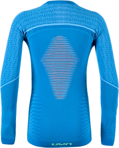 T-shirt pour enfant UYN  Visyon UW Shirt LS Cyan Blue 10/11