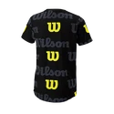 T-shirt pour enfant Wilson  All Over Logo Tech Tee B Black
