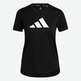 T-shirt pour femme adidas Bos Logo Tee Noir/Blanc