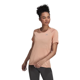 T-shirt pour femme adidas Runner Tee Ambient Blush