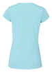 T-shirt pour femme Babolat  Exercise Flag Tee Women Angel Blue