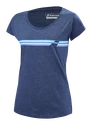 T-shirt pour femme Babolat  Exercise Stripes Tee Estate Blue