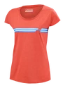 T-shirt pour femme Babolat  Exercise Stripes Tee Poppy Red