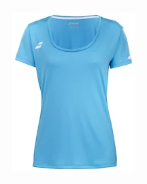 T-shirt pour femme Babolat Play Cap Sleeve Top Women Cyan Blue