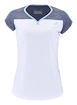 T-shirt pour femme Babolat  Play Cap Sleeve Top Women White/Blue  M