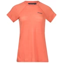 T-shirt pour femme Bergans  Floyen Wool Tee Orange