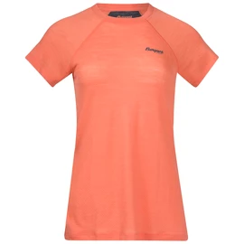T-shirt pour femme Bergans Floyen Wool Tee Orange