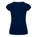 T-shirt pour femme BIDI BADU  Bella 2.0 Tech V-Neck Tee Dark Blue