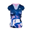 T-shirt pour femme BIDI BADU  Bella 2.0 Tech V-Neck Tee Dark Blue/Rose