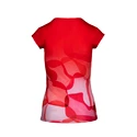 T-shirt pour femme BIDI BADU  Bella 2.0 Tech V-Neck Tee Red/Orange