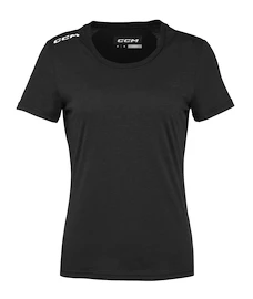 T-shirt pour femme CCM Crew Neck SS TEE Black