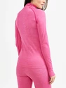 T-shirt pour femme Craft  Core Dry Active Comfort Zip Pink FW22