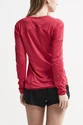 T-shirt pour femme Craft  Shade LS tmavě růžová