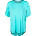 T-shirt pour femme Endurance  Q Flora S/S Tee Blue Radiance