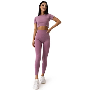 T-shirt pour femme GymBeam  FLO CropTop Violet XL