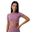T-shirt pour femme GymBeam  FLO CropTop Violet XL