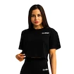 T-shirt pour femme GymBeam  Limitless Cropped T-shirt Black