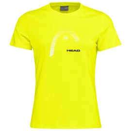 T-shirt pour femme Head Club Lara T-Shirt Women Dark Yellow