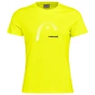 T-shirt pour femme Head  Club Lara T-Shirt Women Yellow