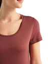 T-shirt pour femme Icebreaker  Sphere II SS Scoop Tee Grape