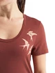 T-shirt pour femme Icebreaker  Tech Lite II SS Scoop Tee Shapes Grape