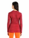 T-shirt pour femme Icebreaker  W 200 Oasis LS Crewe Ski Cherry