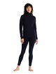T-shirt pour femme Icebreaker  W 260 Tech LS Half Zip MIDNIGHT NAVY