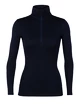 T-shirt pour femme Icebreaker  W 260 Tech LS Half Zip MIDNIGHT NAVY