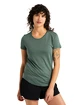 T-shirt pour femme Icebreaker  W Sphere SS Low Crewe SAGE