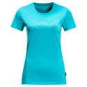 T-shirt pour femme Jack Wolfskin  Crosstrail Graphic T Dark Aqua