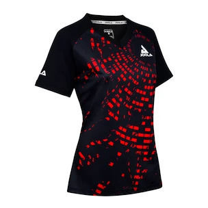 T-shirt pour femme Joola  Lady Shirt Centrela Black/Red M