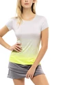 T-shirt pour femme Lucky in Love  Turn Up The Pleat Neon Yellow