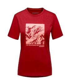 T-shirt pour femme Mammut Core T-Shirt Blood Red SS22
