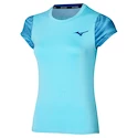 T-shirt pour femme Mizuno  Charge Printed Tee  Blue Glow M