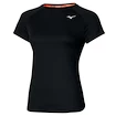 T-shirt pour femme Mizuno  Dry Aero Flow Tee Black  S