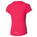 T-shirt pour femme Mizuno  Dry Aero Flow Tee Rose Red