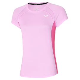 T-shirt pour femme Mizuno DryAeroFlow Tee Pink Lavender