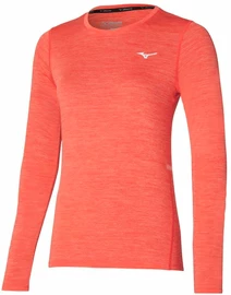 T-shirt pour femme Mizuno Impulse Core LS Tee Living Coral