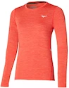 T-shirt pour femme Mizuno  Impulse Core LS Tee Living Coral  S